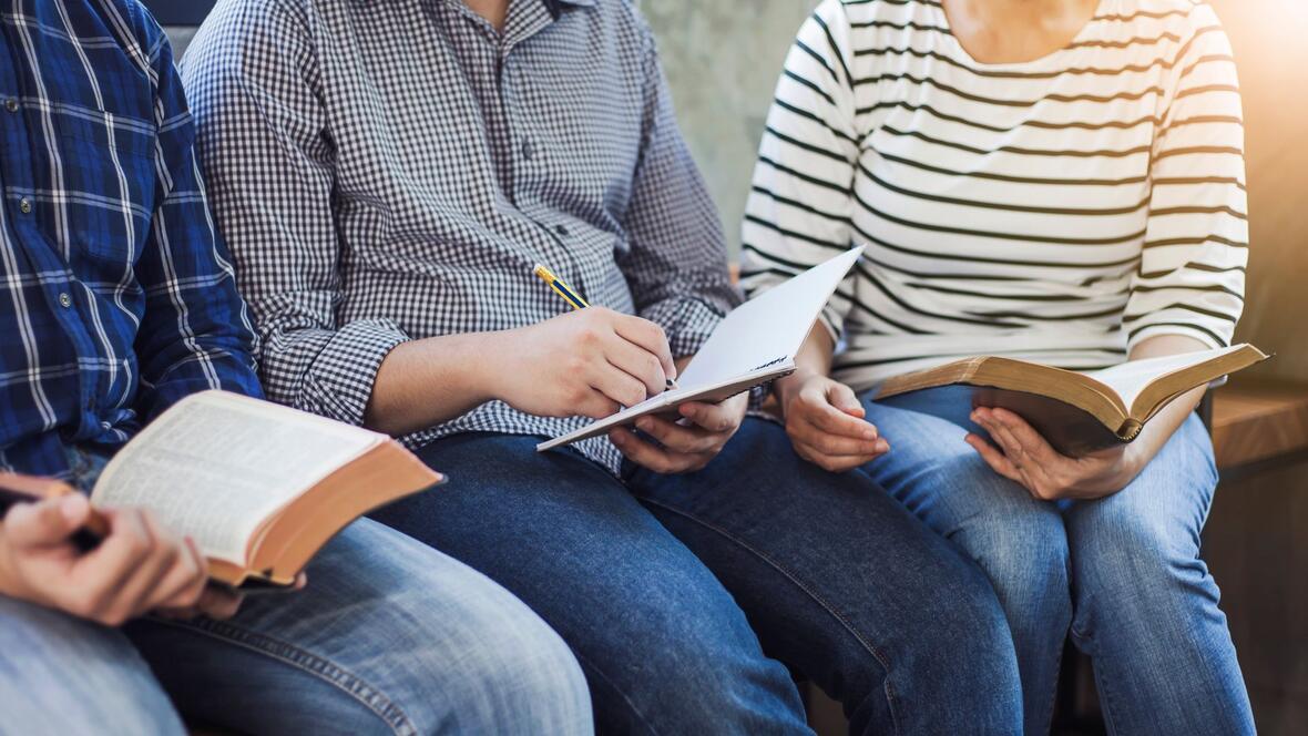 Gemeinsam in der Gruppe beten